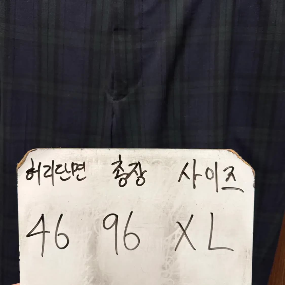 유니클로 블랙와치 슬랙스 팬츠 XL 상품이미지2