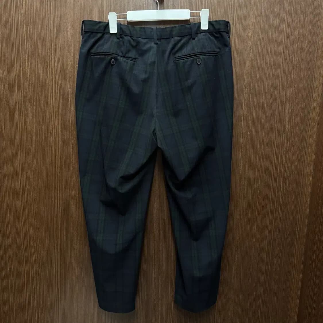 유니클로 블랙와치 슬랙스 팬츠 XL 상품이미지3