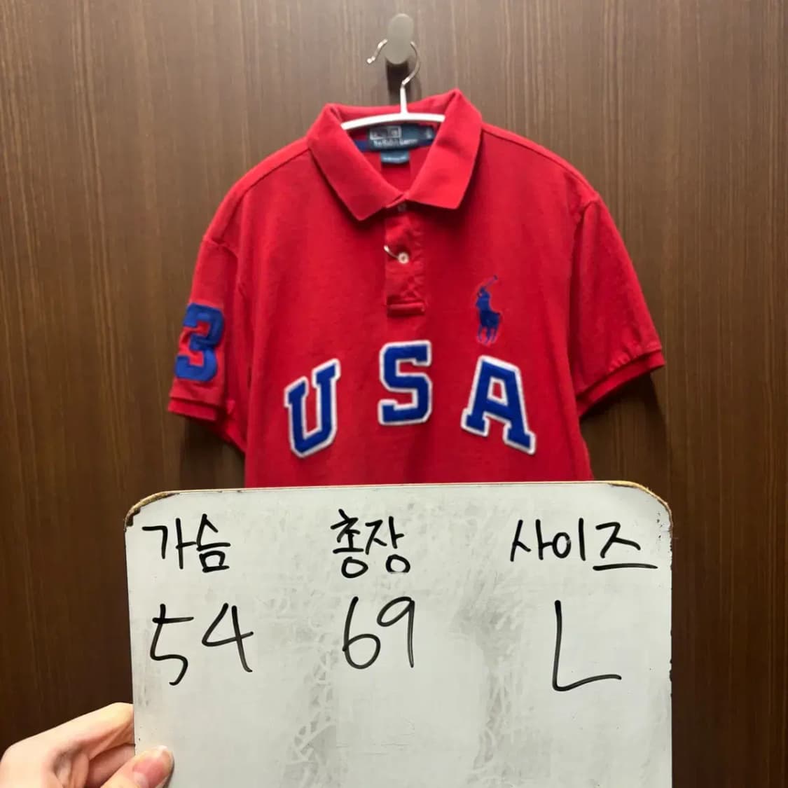 폴로 USA 빅포니 반팔 카라티 L 상품이미지2