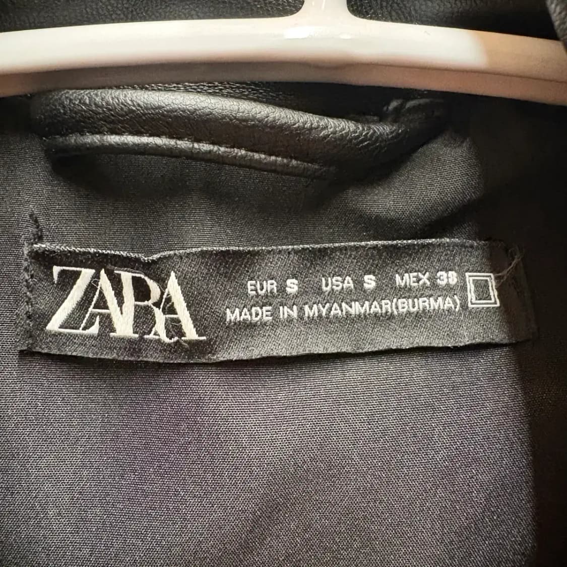 ZARA 자라 레더 자켓 S 상품이미지4