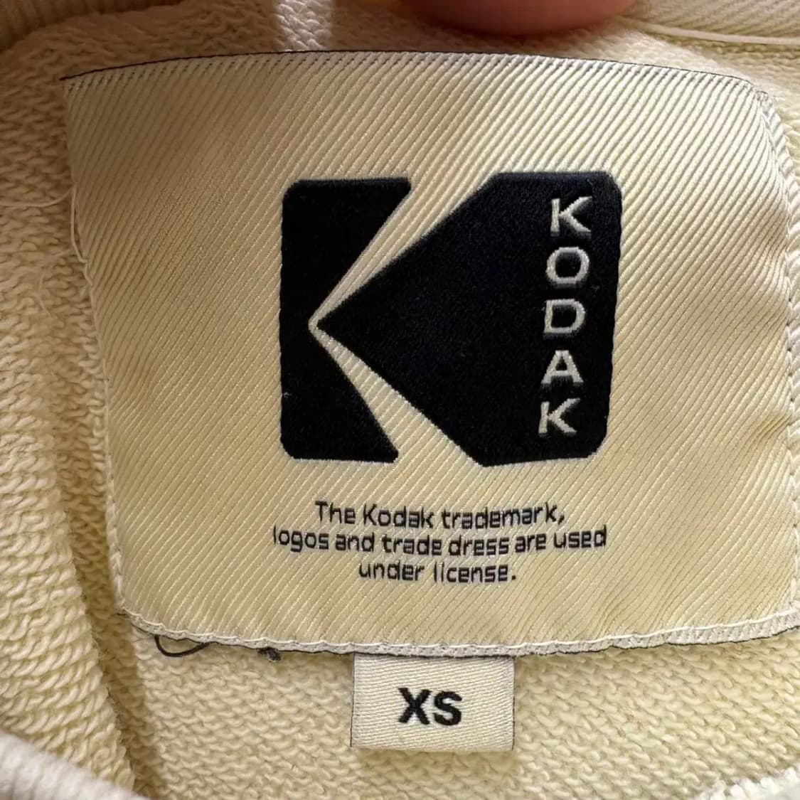 코닥 라운드 맨투맨 XS (엄청 오버핏) 상품이미지4