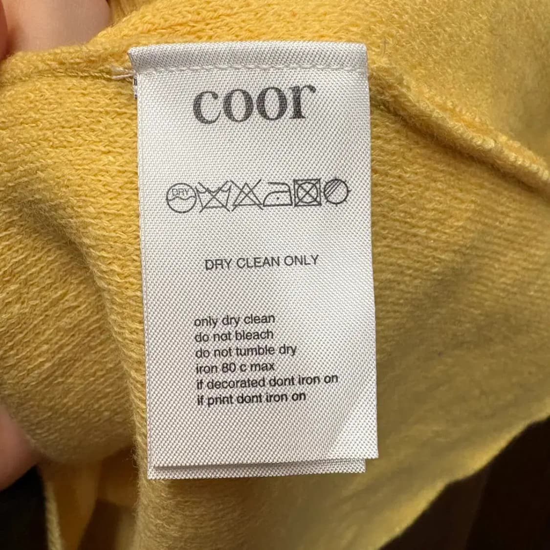 coor 쿠어 라운드 니트 XL 상품이미지5