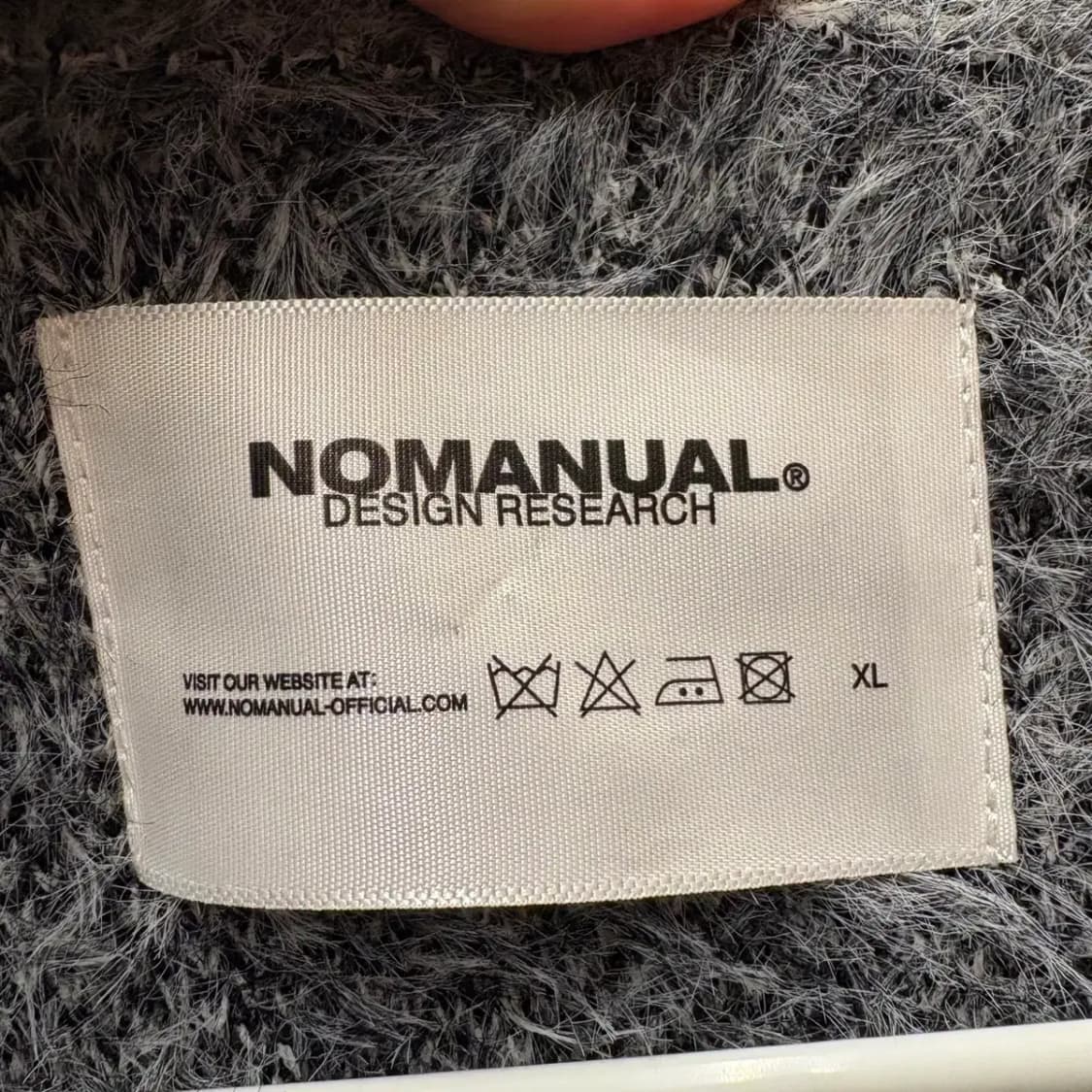 노매뉴얼 모헤어 스타일 니트 XL 상품이미지4