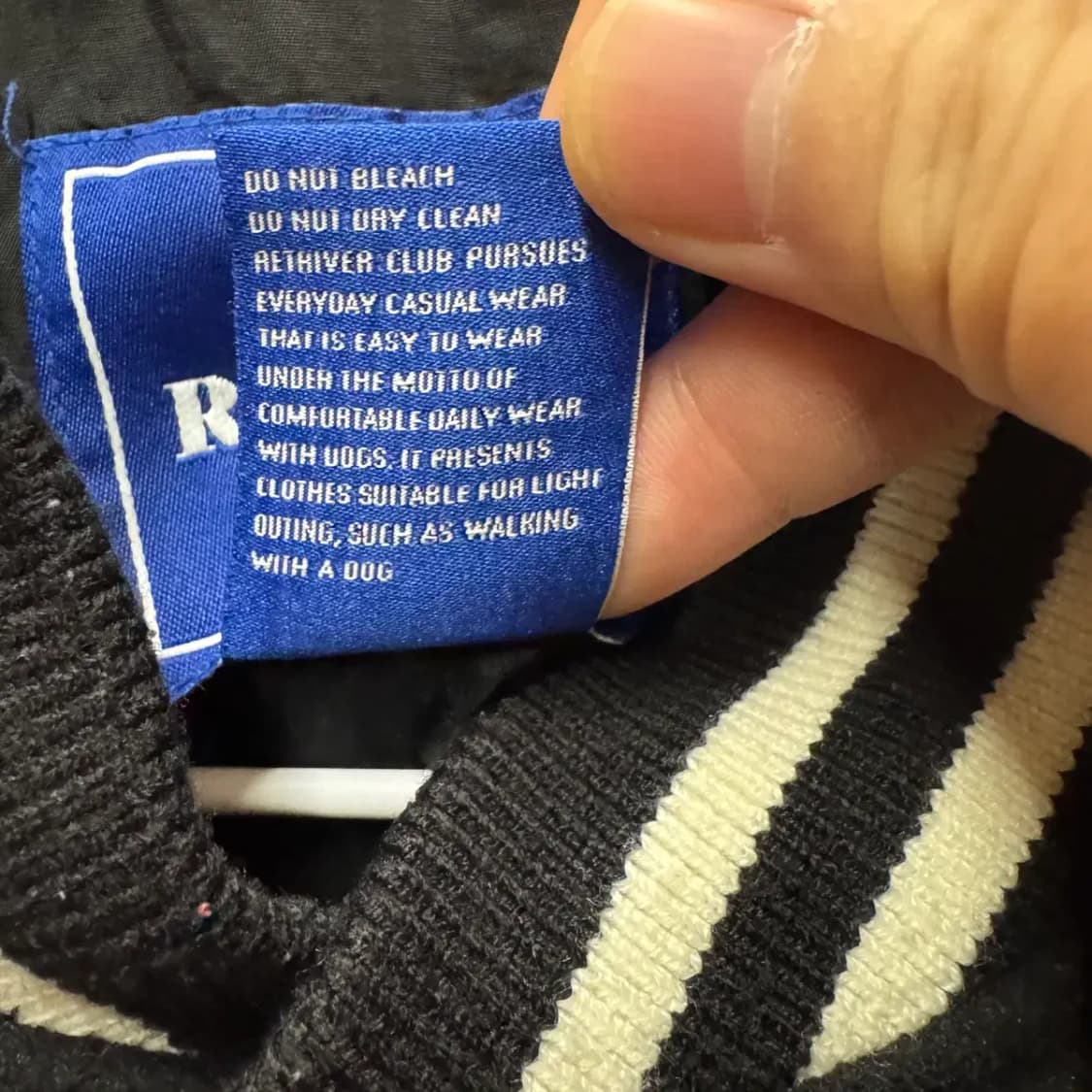 리트리버클럽 바시티 자켓 M 상품이미지5