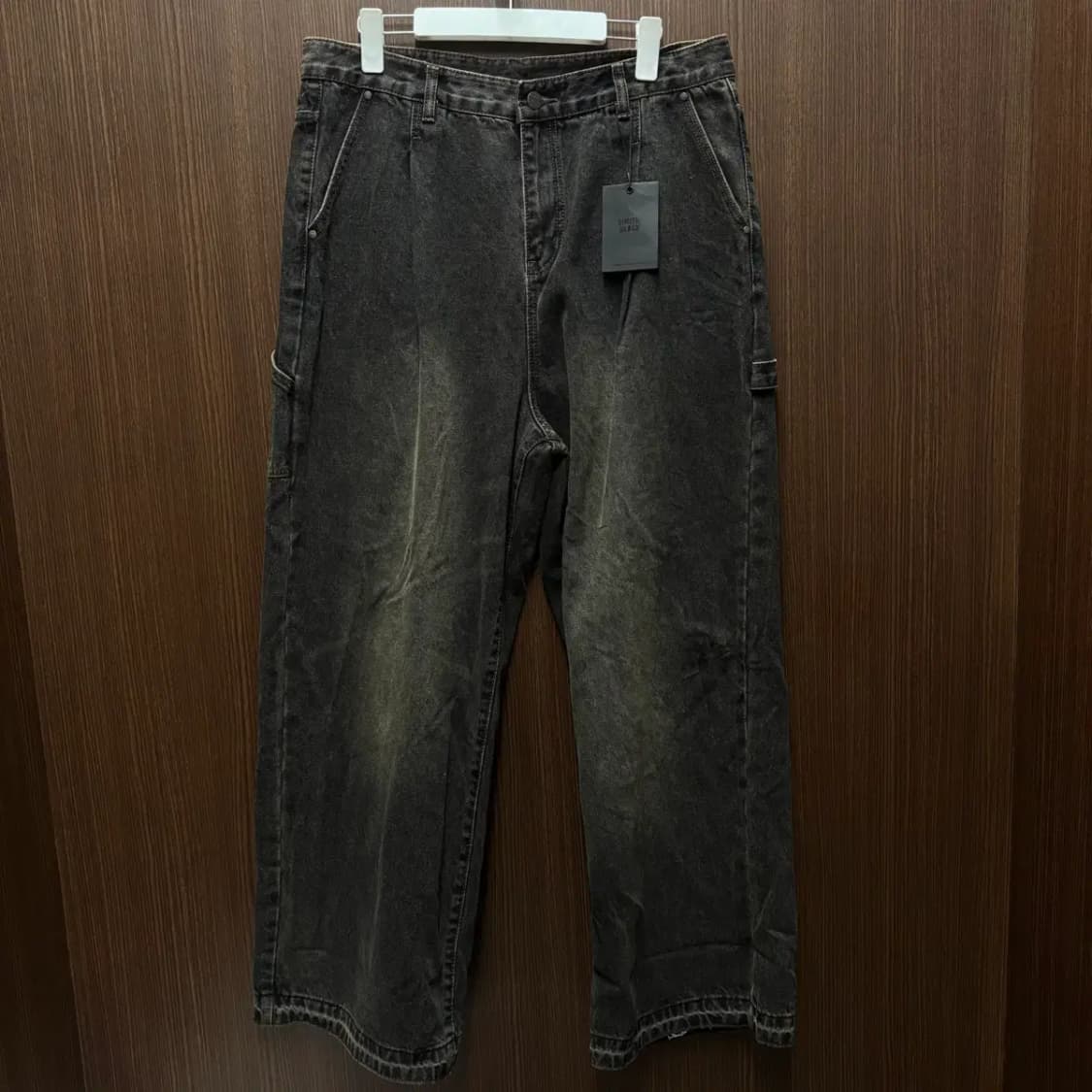(택채 새상품) 디미트리블랙 흑청 데님팬츠 4 사이즈 상품이미지1