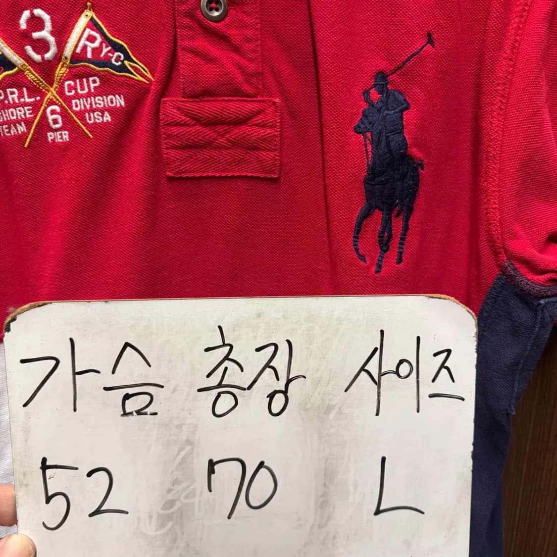 폴로 USA 빅포니 반팔 카라티 L 상품이미지2