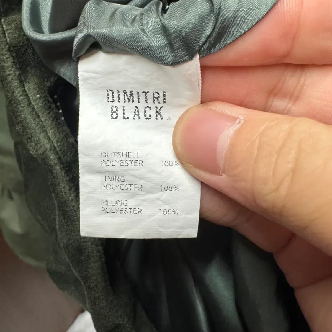 디미트리블랙 벨벳 패딩 점퍼 1 사이즈 상품이미지5