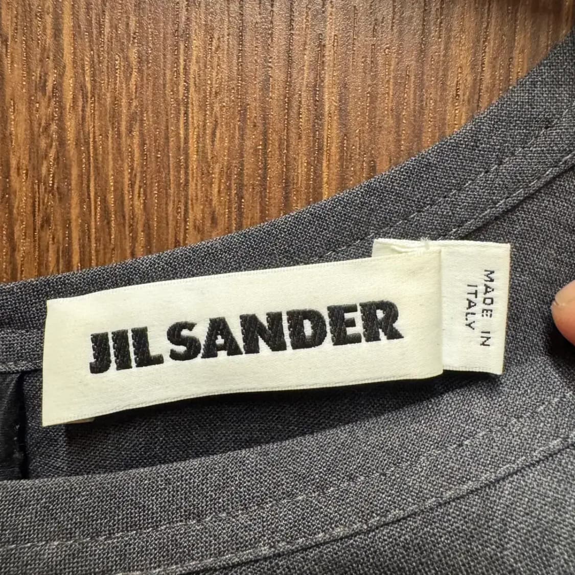 (백화점 정품) 질샌더 차콜 원피스 36 사이즈 상품이미지3