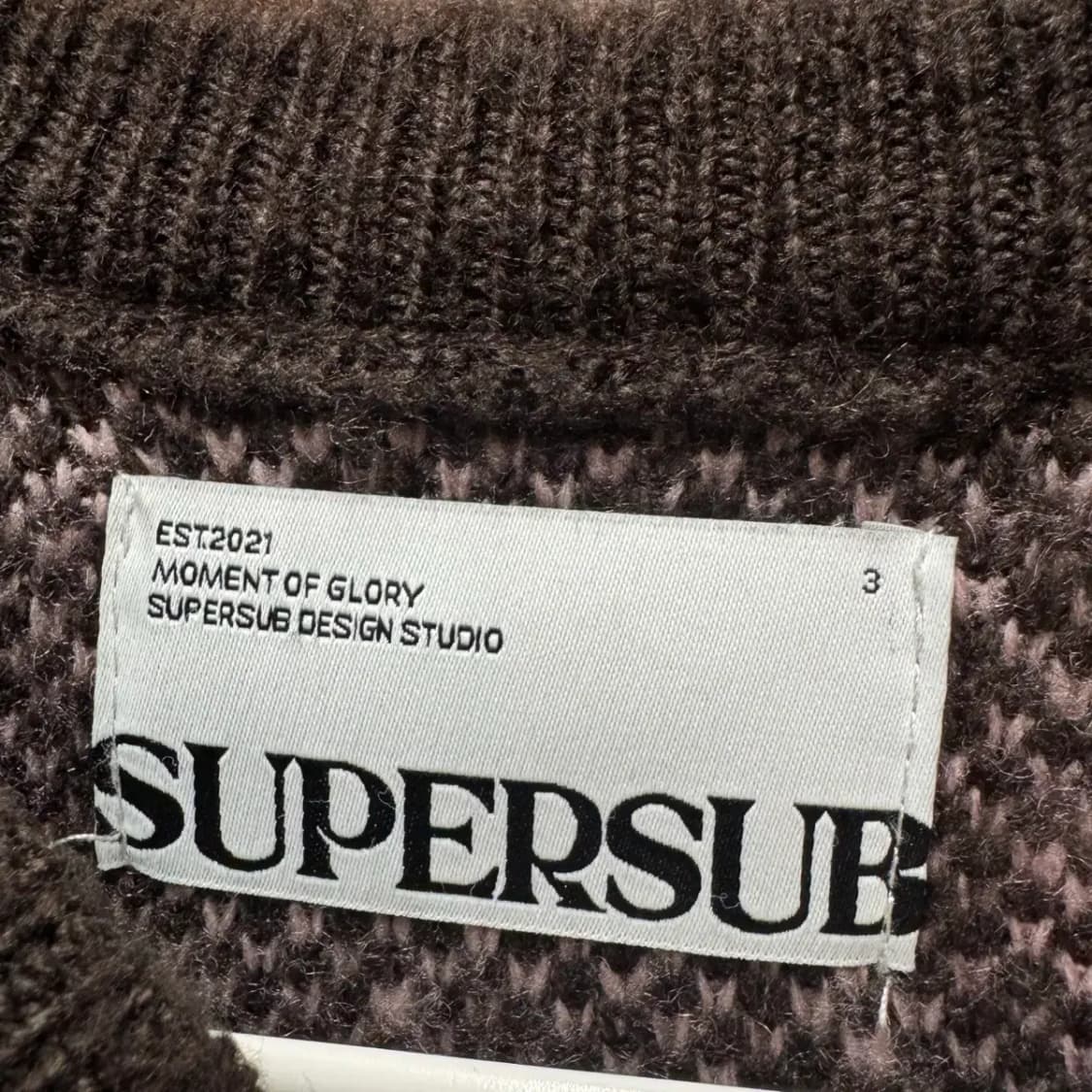 슈퍼서브 라운드 니트 L 상품이미지3