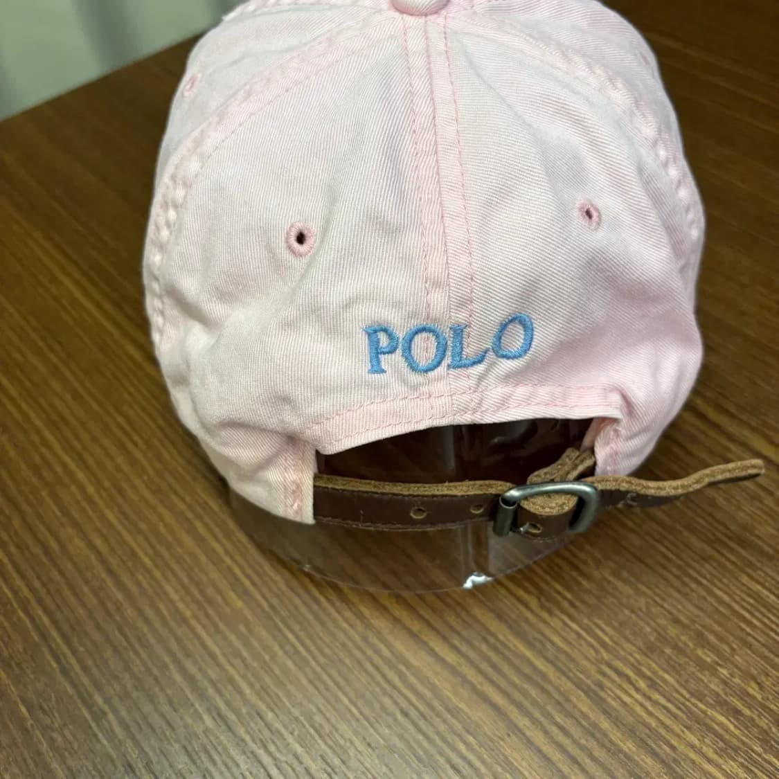 폴로 가죽버클 볼캡 모자 상품이미지2
