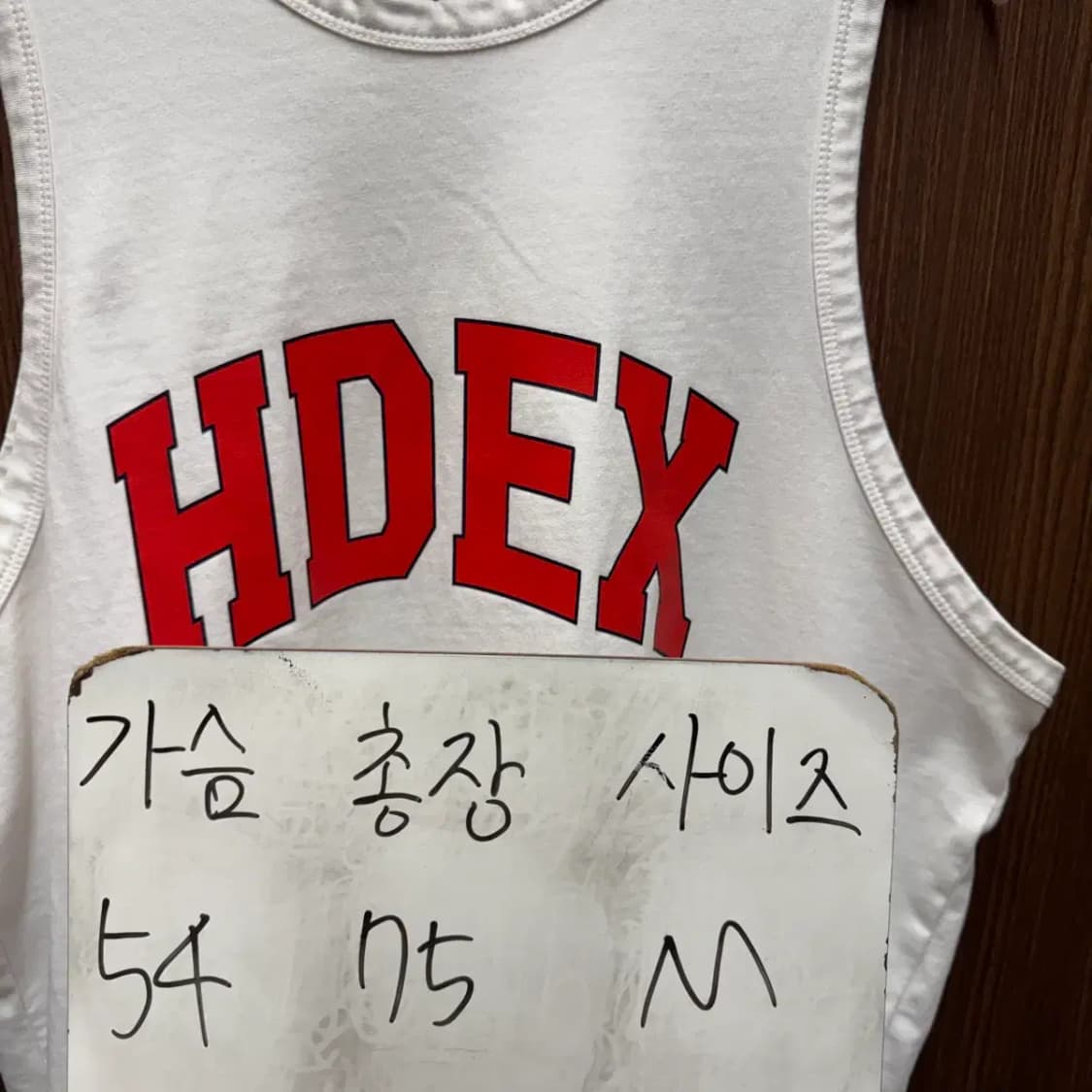 HDEX 에이치덱스 민소매 나시 M 상품이미지2