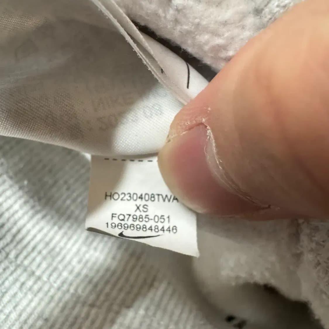 나이키 기모 트레이닝 조거팬츠 여성 XS 상품이미지6