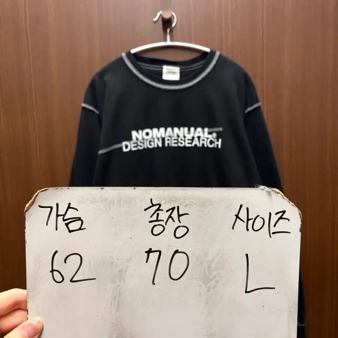 노매뉴얼 라운드 롱슬리브 L 상품이미지2