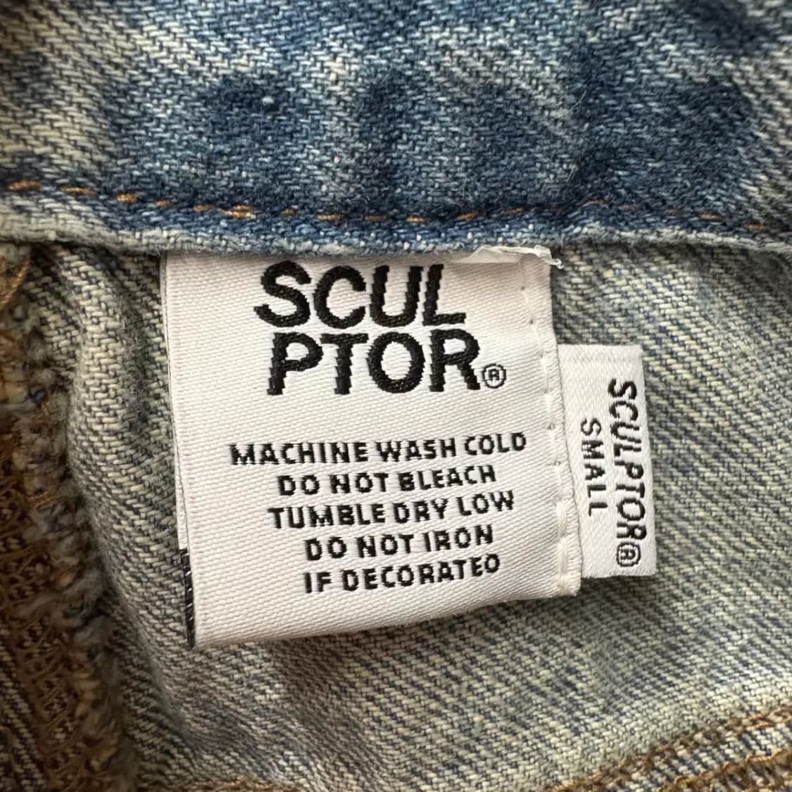 스컬프터 데님 팬츠 S 상품이미지4