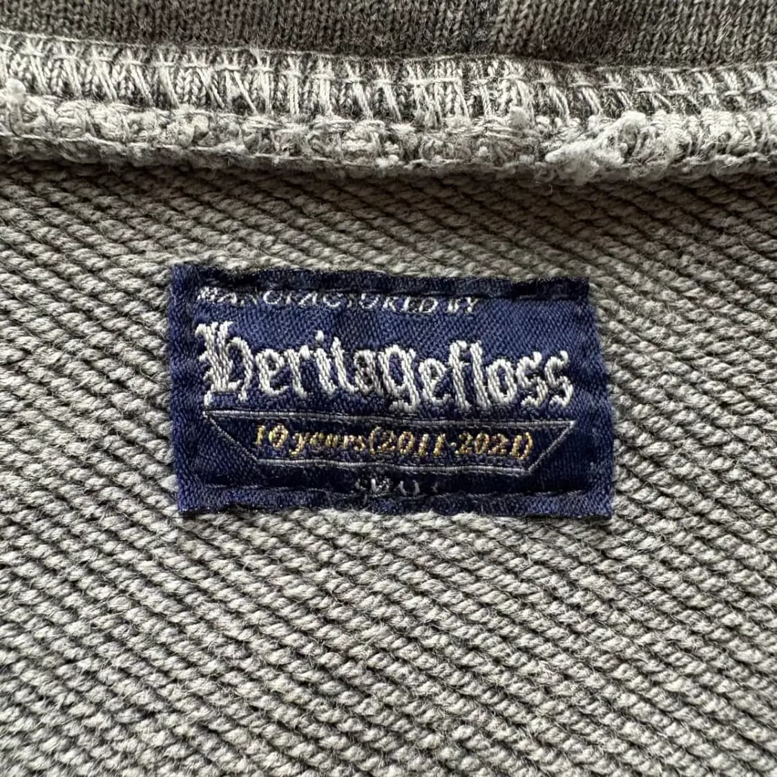 헤리티지플로스 후드 집업 S 상품이미지3