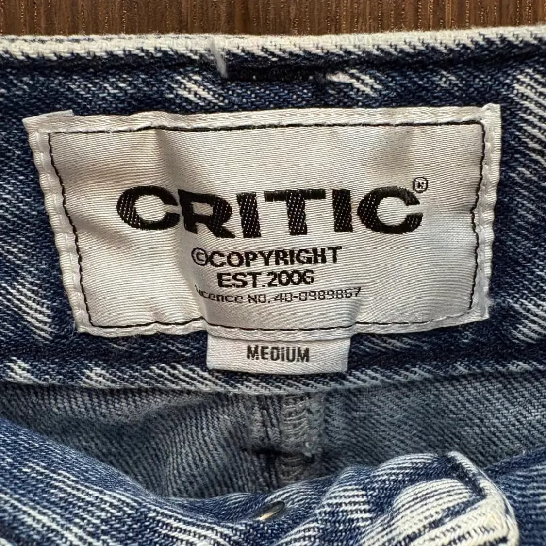 크리틱 데님 팬츠 M 상품이미지3