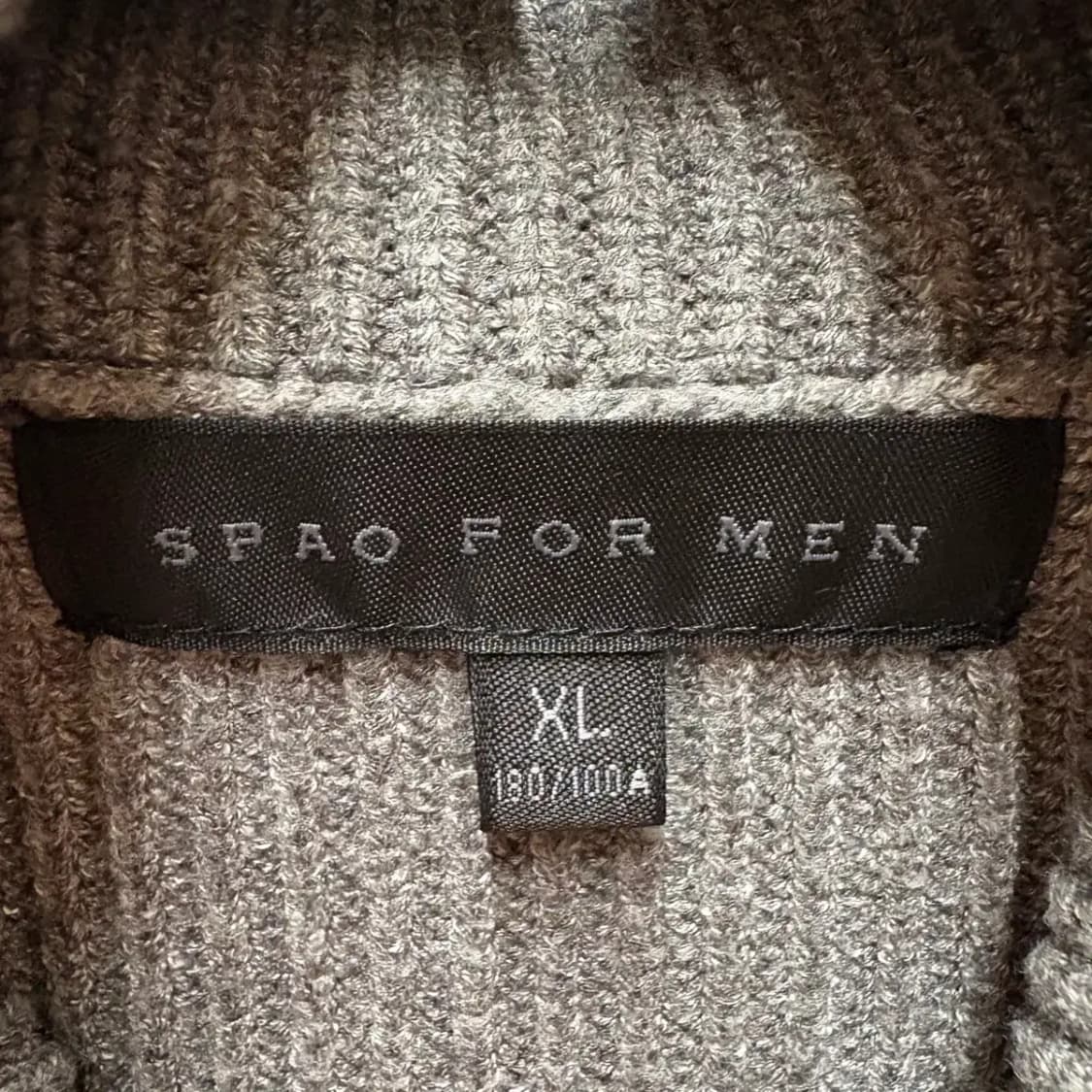 스파오 2웨이 니트 집업 XL 상품이미지4