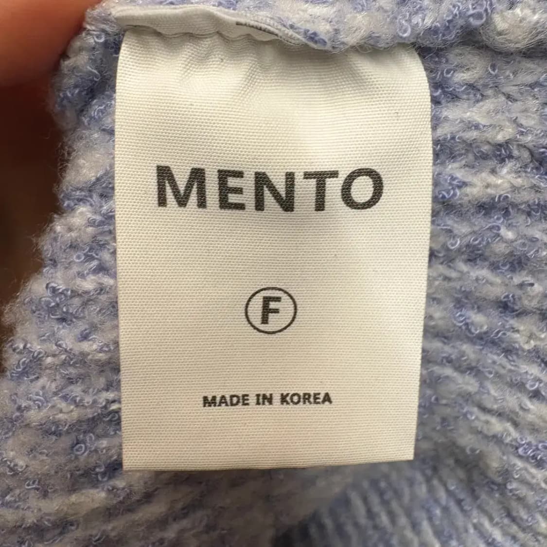 MENTO 라운드 니트 free 상품이미지5