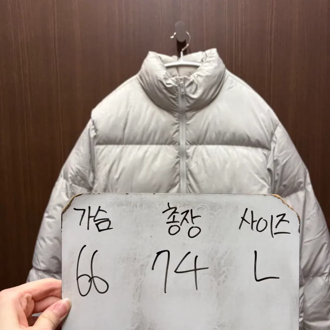 THEY 덕다운 패딩 점퍼 L 상품이미지2