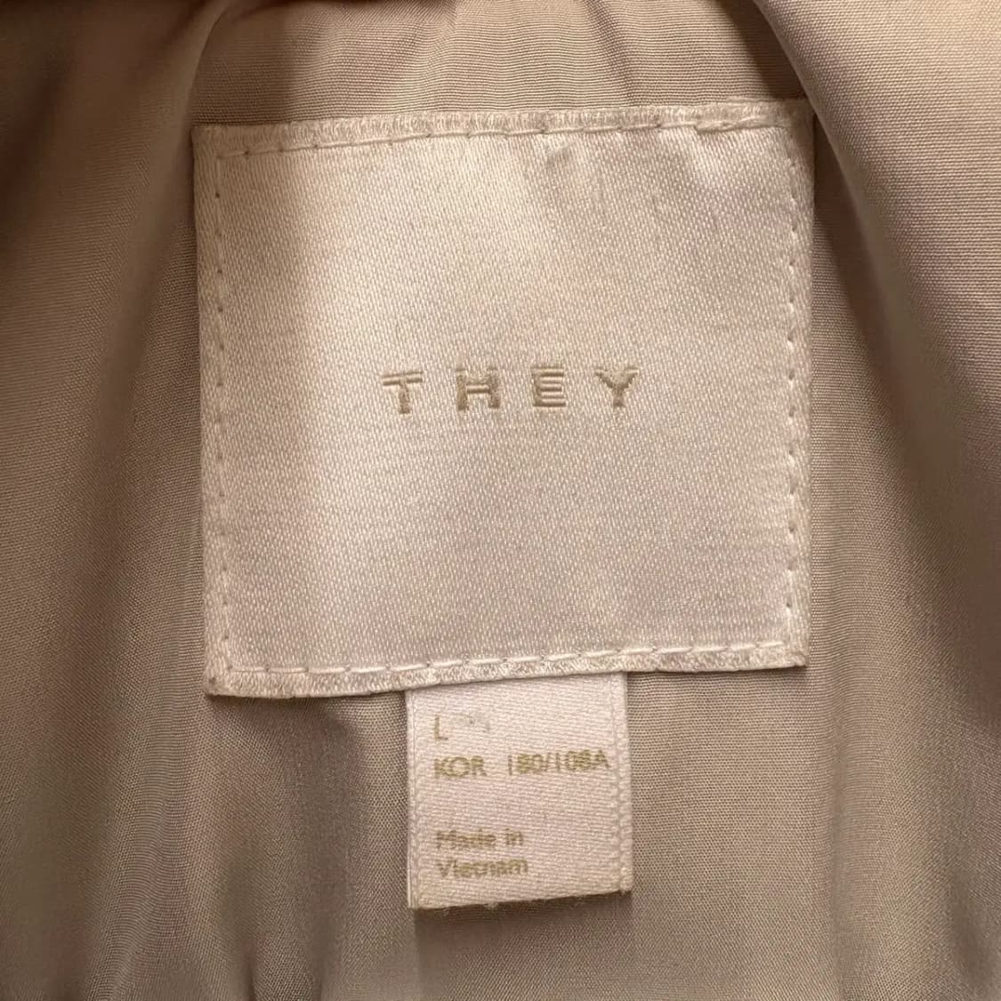 THEY 덕다운 패딩 점퍼 L 상품이미지3