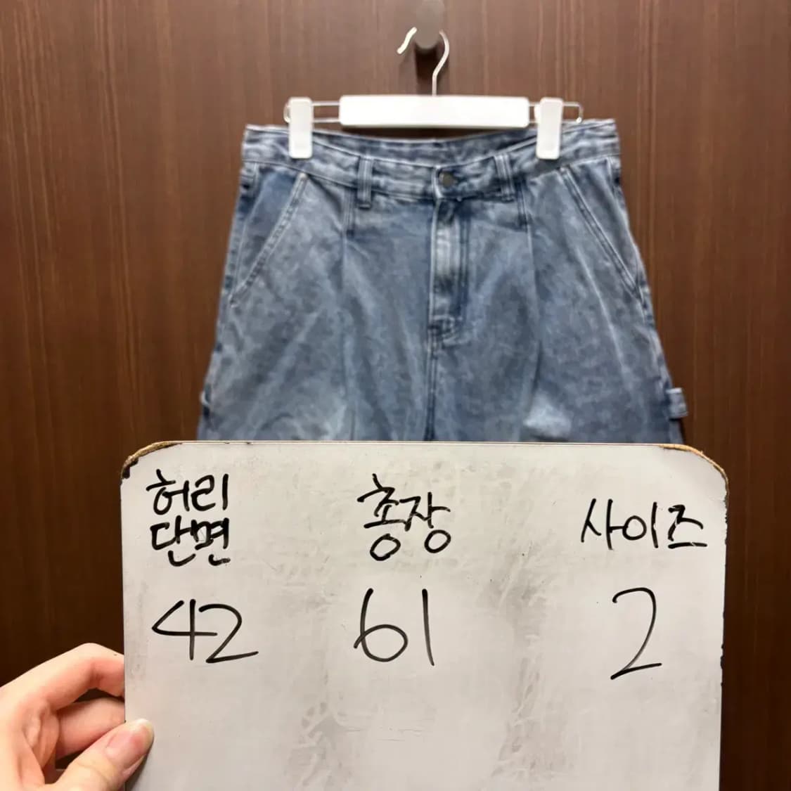 디미트리블랙 버뮤다 데님 팬츠 2 사이즈 상품이미지2