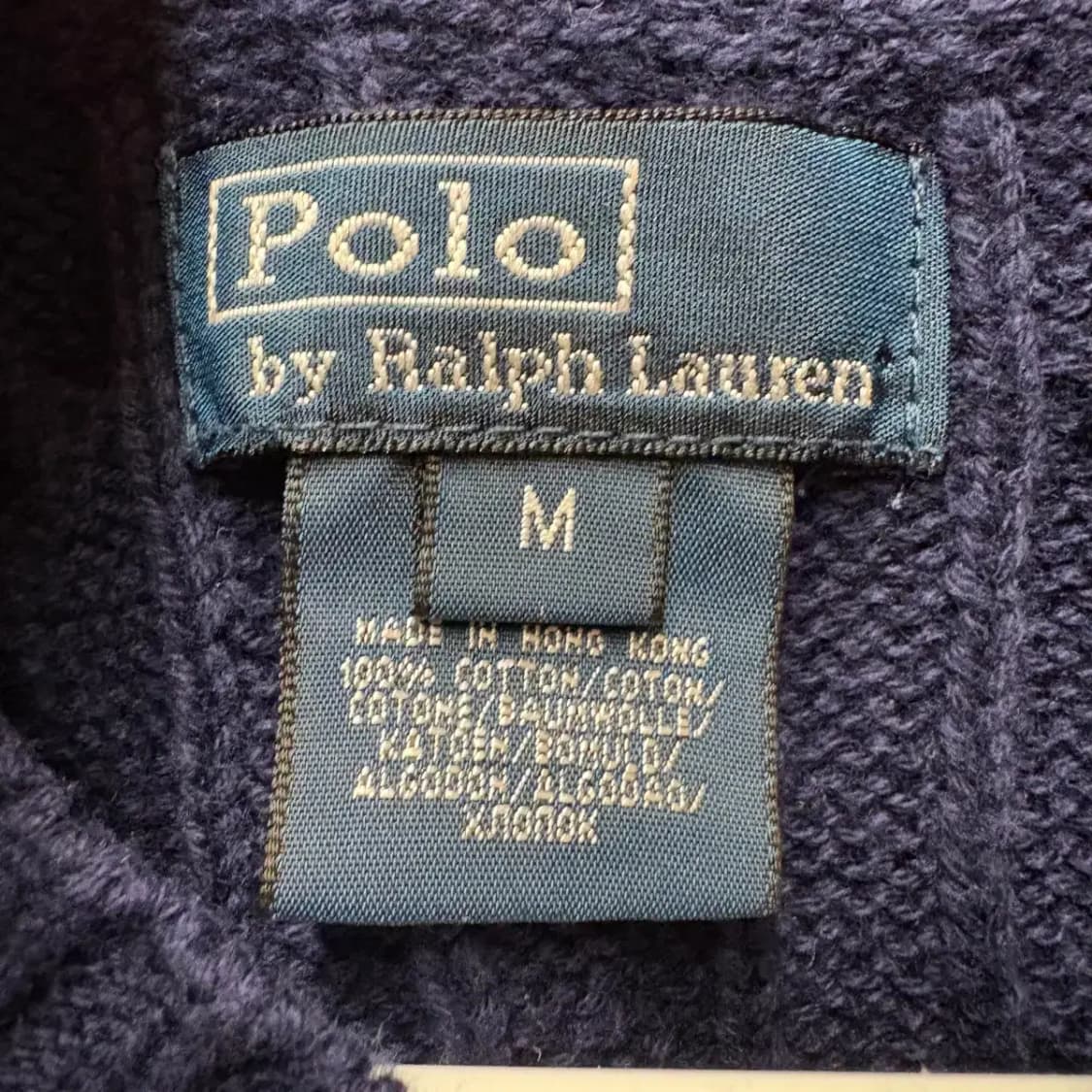 폴로 니트 조끼 M 상품이미지4