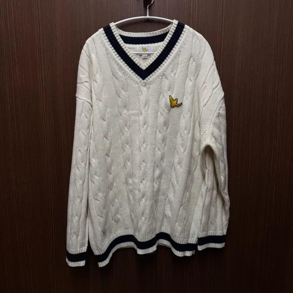 와릿이즌 케이블 크리켓 니트 XL 상품이미지1