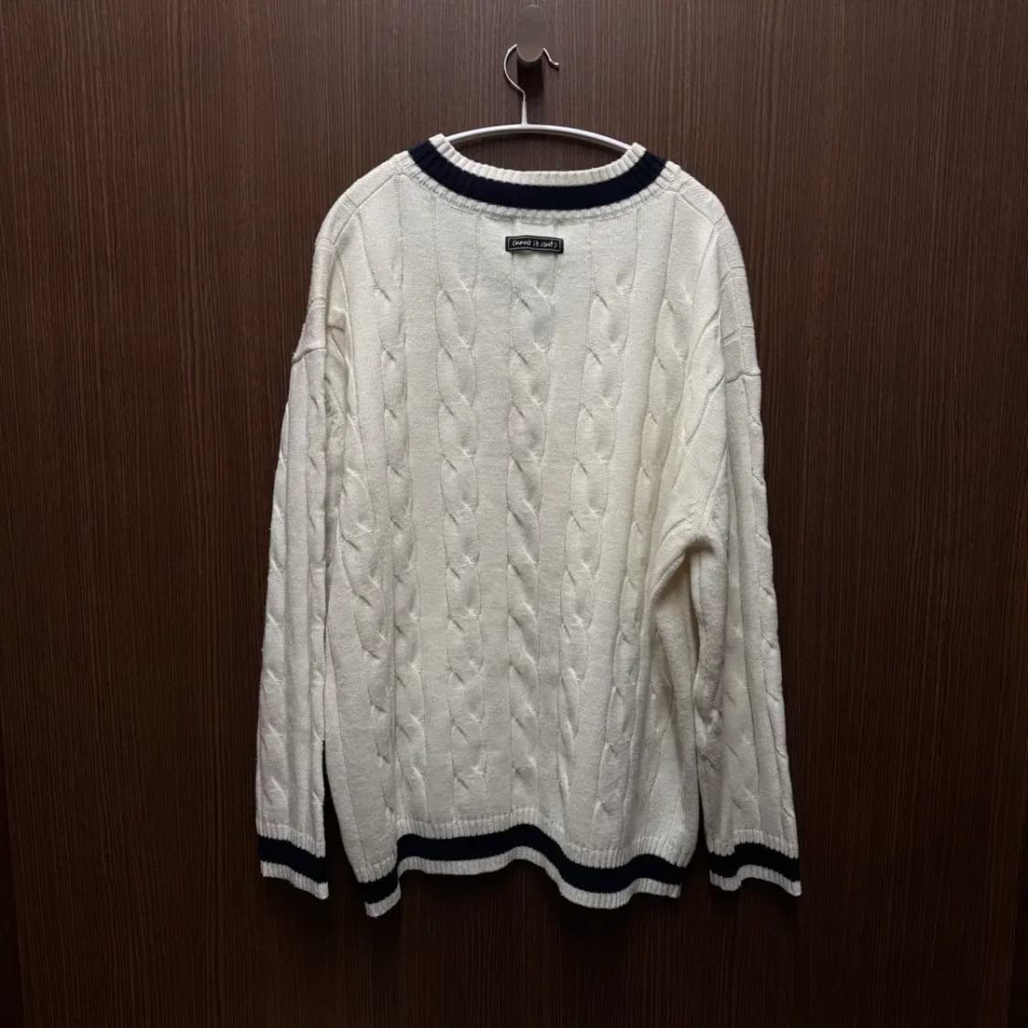 와릿이즌 케이블 크리켓 니트 XL 상품이미지4