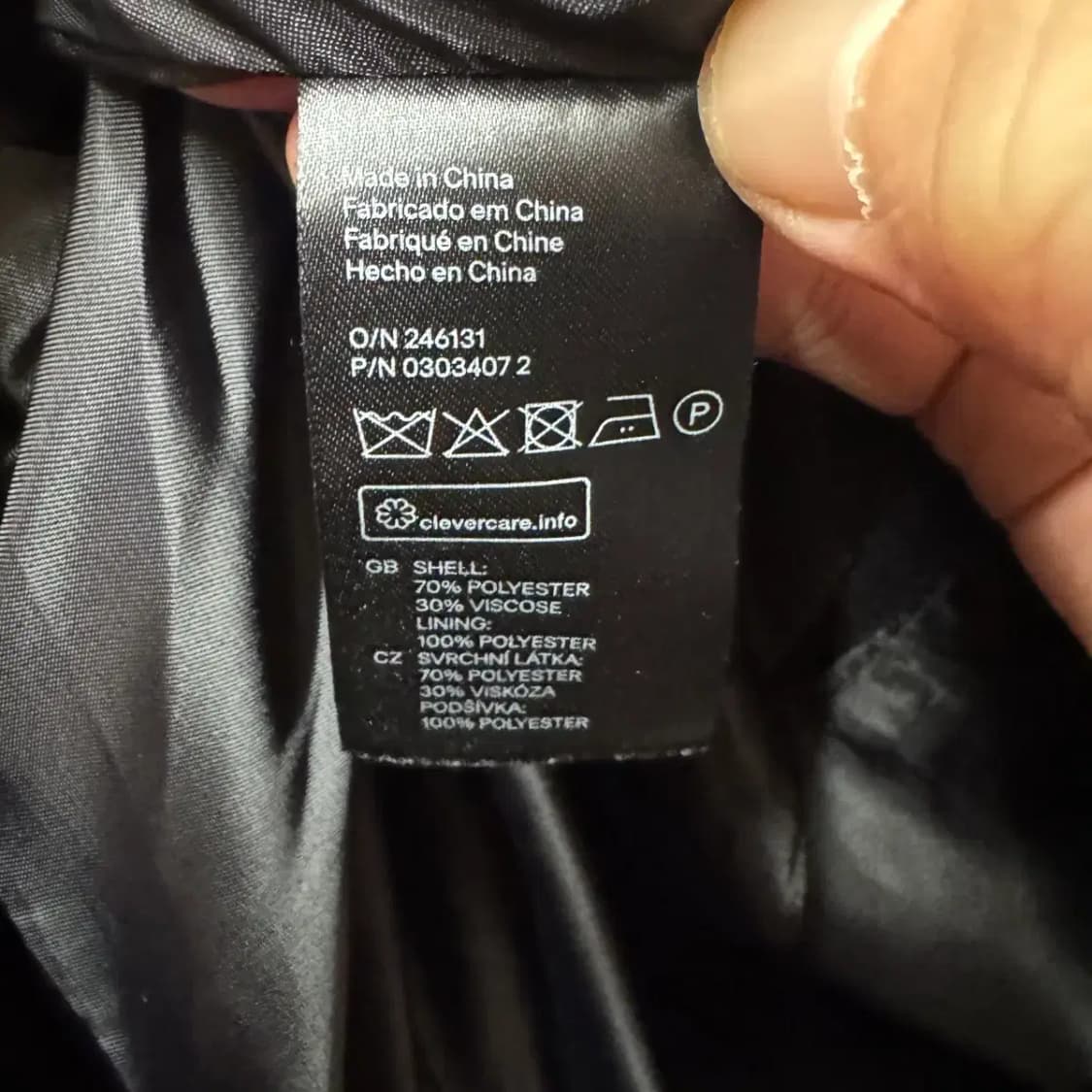 H&M 흐앤므 더블코트 피코트 42R 상품이미지5