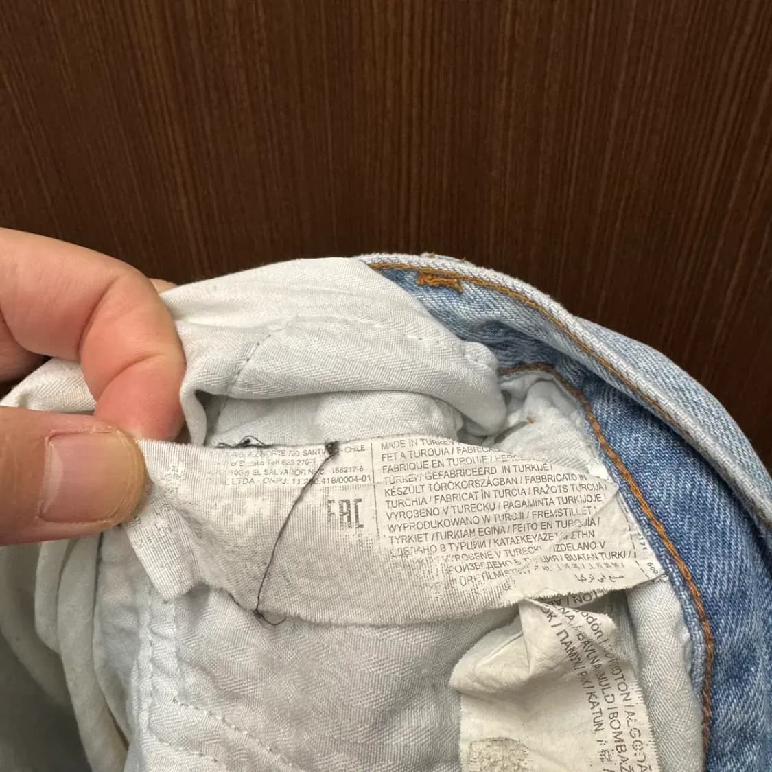 망고 mango 연청 청바지 데님 팬츠 32 상품이미지5