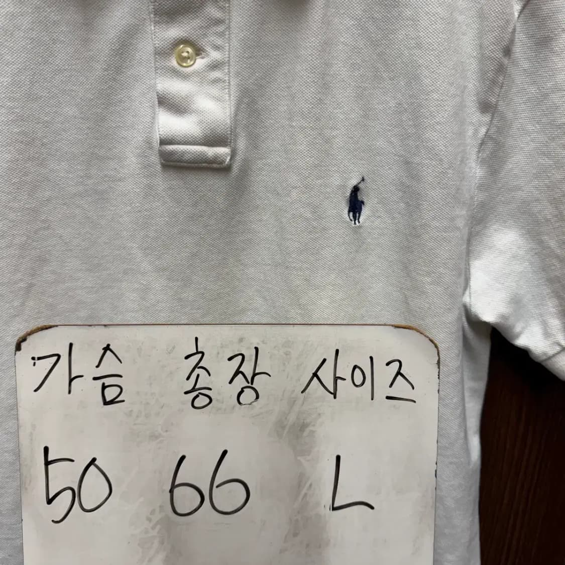 폴로 최신라벨 반팔 카라티 L (여성) 상품이미지2