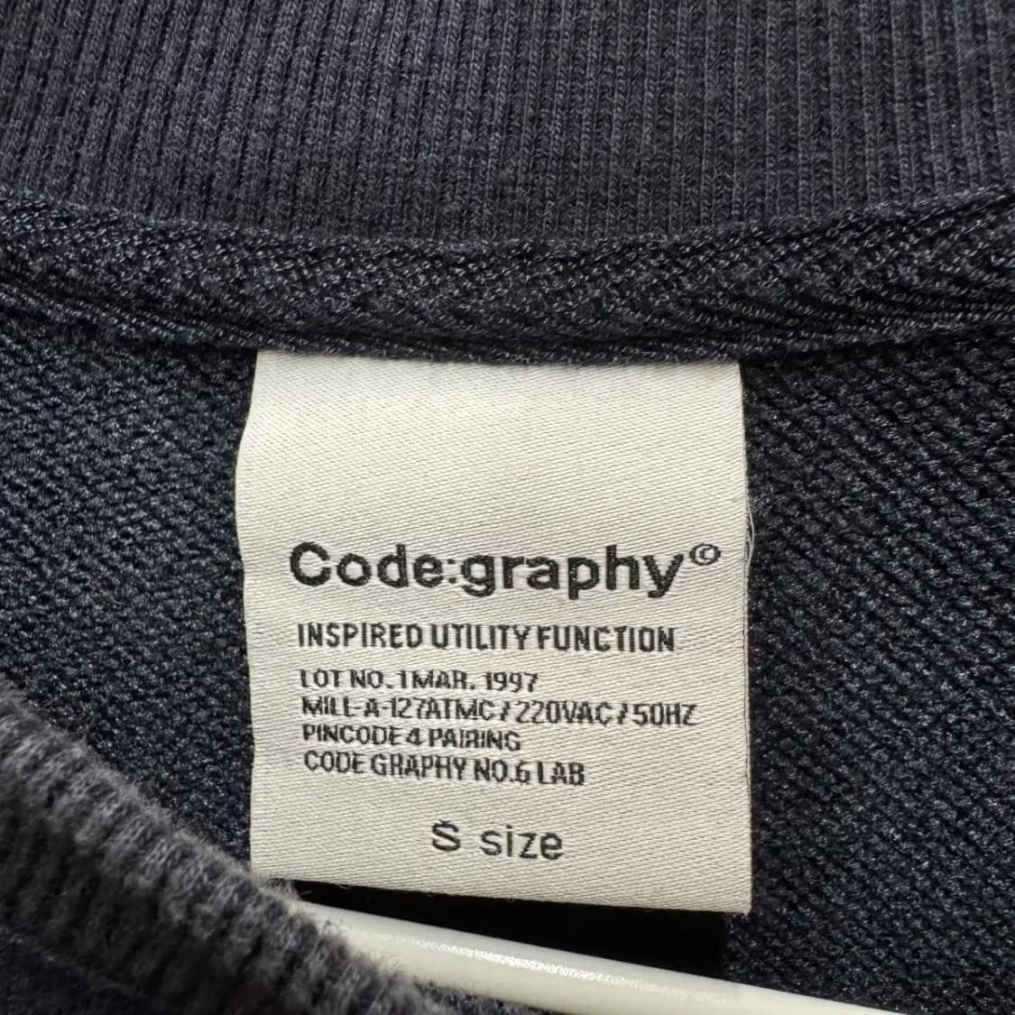 CGP 코드그라피 맨투맨 S 상품이미지3