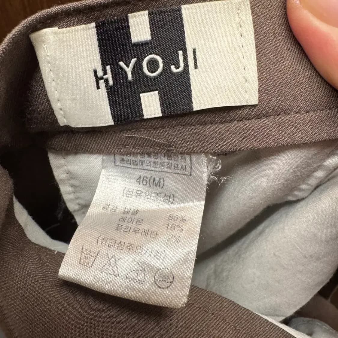HYOJI 효지 슬랙스 팬츠 M 상품이미지4