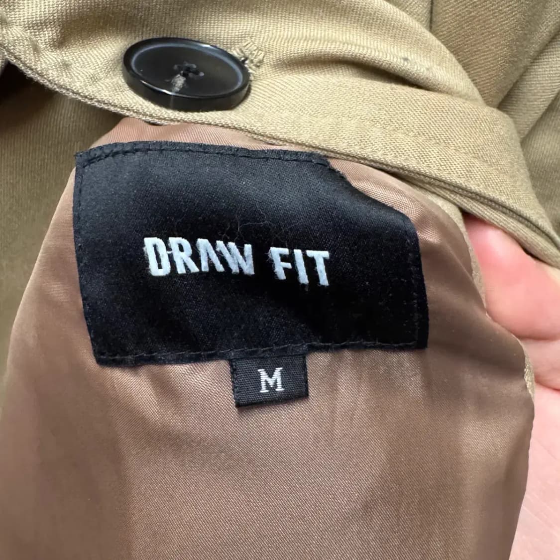 드로우핏 DRAW FIT 트렌치코트 M 상품이미지4