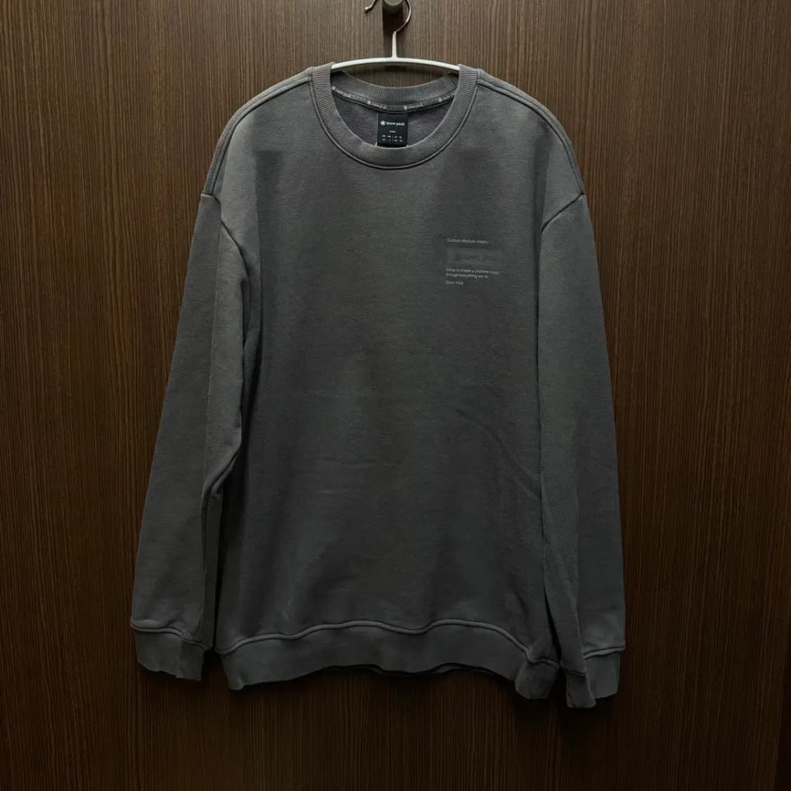 스노우피크 라운드 맨투맨 105 상품이미지1