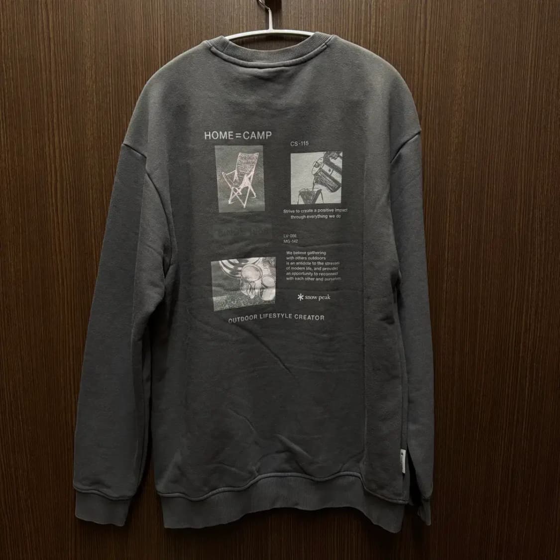 스노우피크 라운드 맨투맨 105 상품이미지4