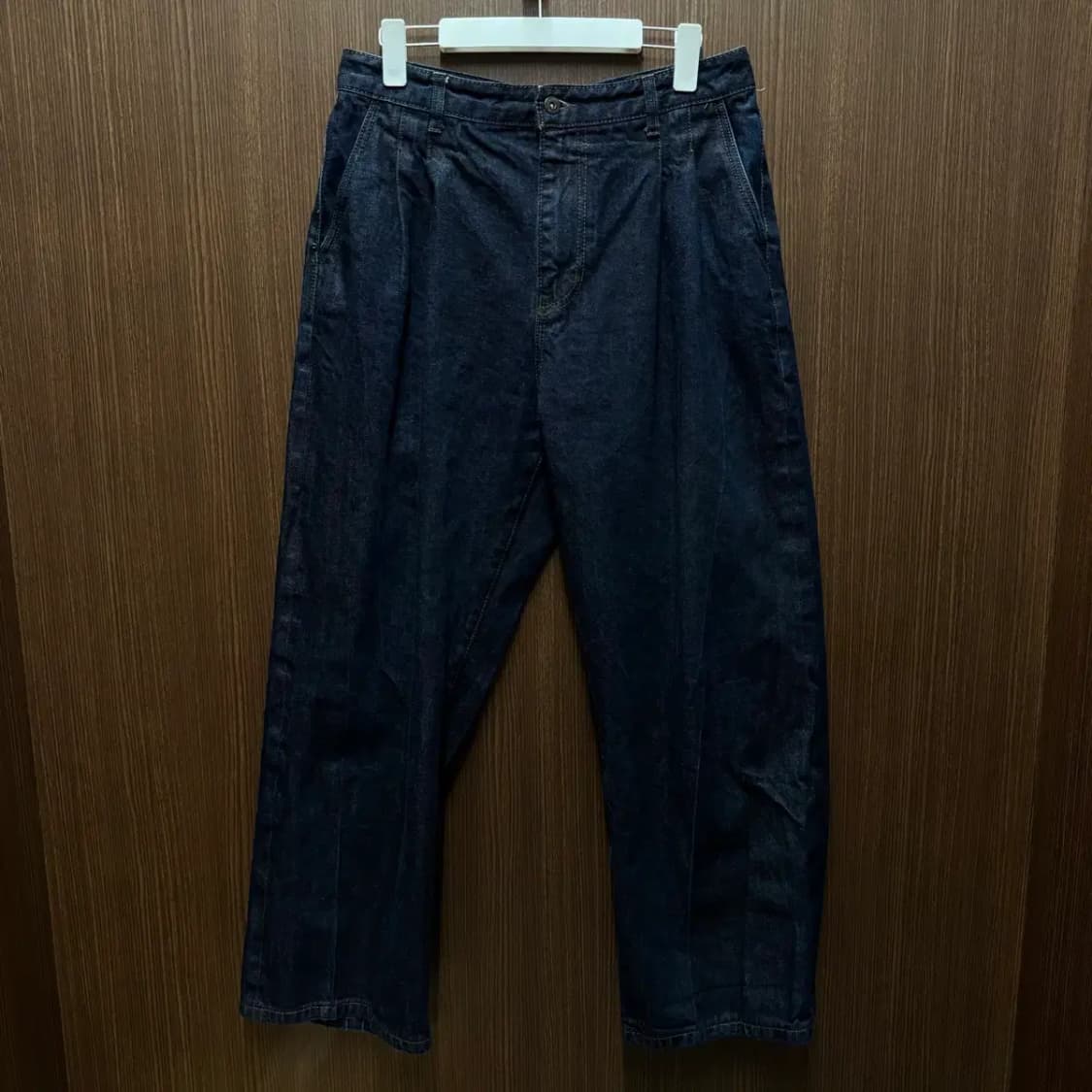 비슬로우 와이드 데님 팬츠 34 사이즈 상품이미지1