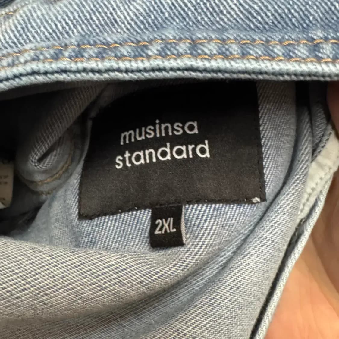 무탠다드 2웨이 데님 자켓 XXL 상품이미지4