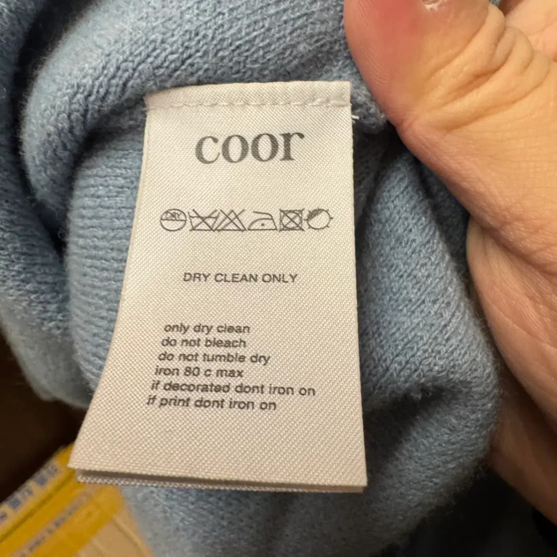 coor 쿠어 라운드 니트 XL 상품이미지5