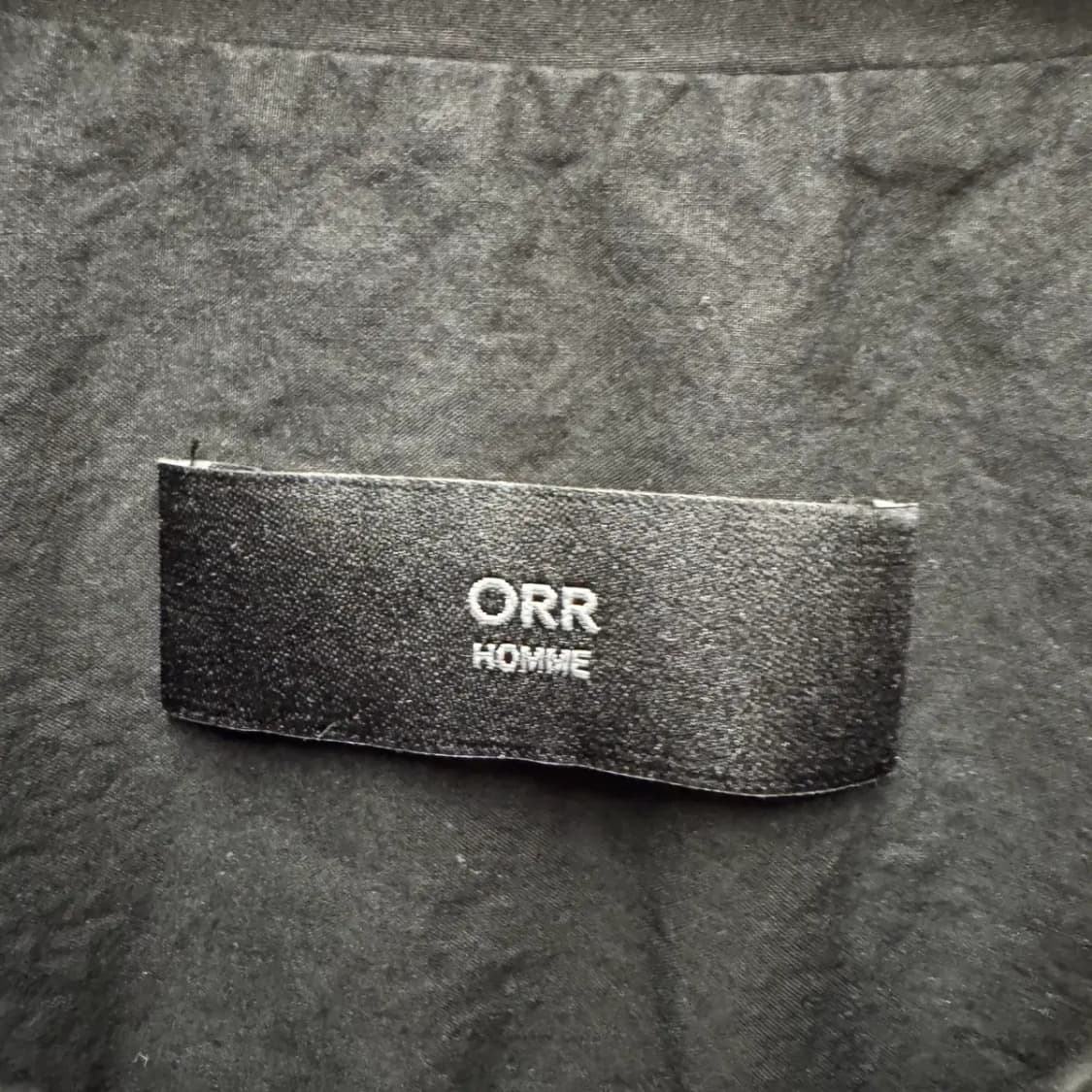 ORR 오르 옴므 남방 L (블랙) 상품이미지3