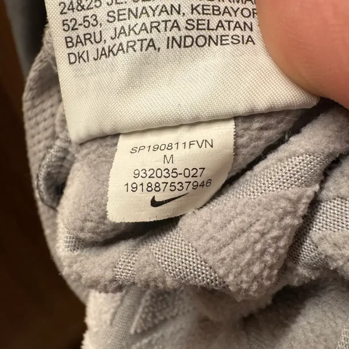 나이키 스피어 기모 트레이닝 후드집업 M 상품이미지6