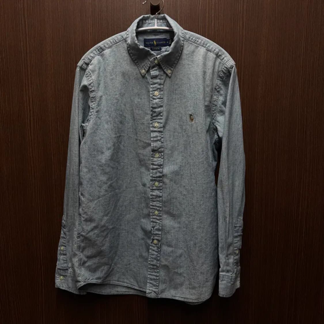 폴로 최신라벨 데님 남방 M 상품이미지1