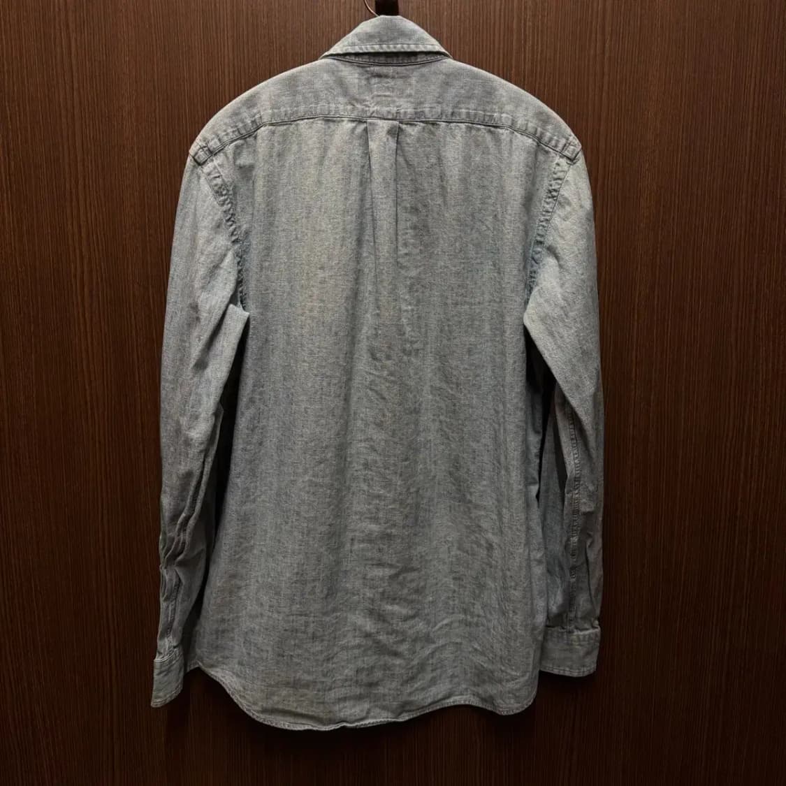 폴로 최신라벨 데님 남방 M 상품이미지4