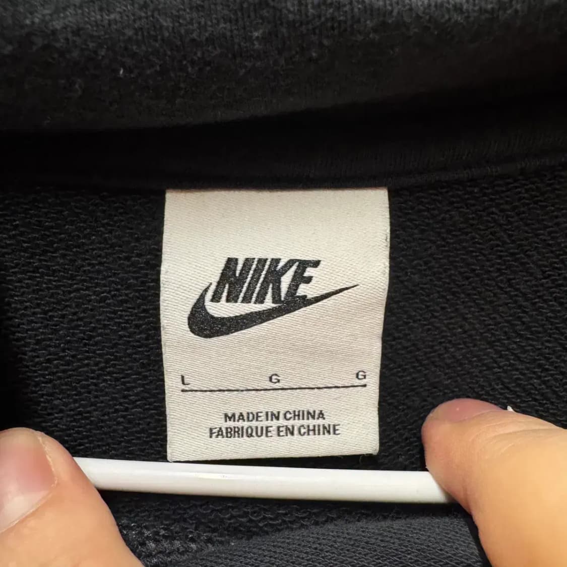 나이키 블랙 후드티 여성 L 상품이미지3