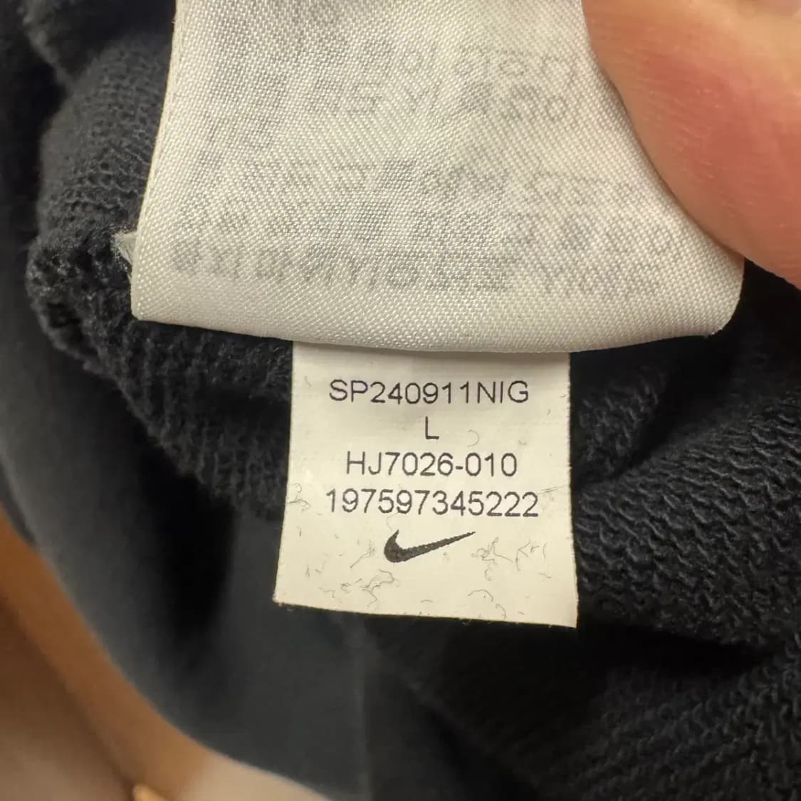 나이키 블랙 후드티 여성 L 상품이미지6