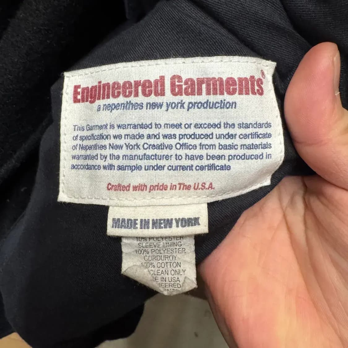 엔지니어드가먼츠 더플 코트 떡볶이 코트 S 상품이미지5