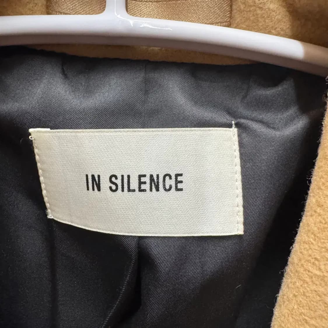 인사일런스 울&캐시미어 싱글 코트 M 상품이미지3