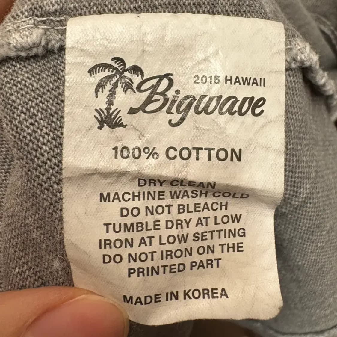 빅웨이브 라운드 긴팔 롱슬리브 XL 상품이미지5