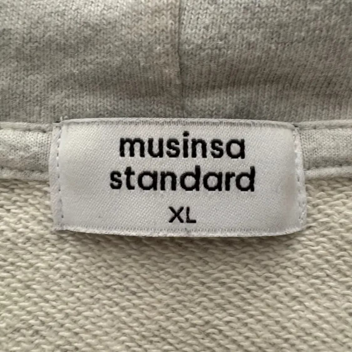 무탠다드 후드집업 XL 상품이미지3