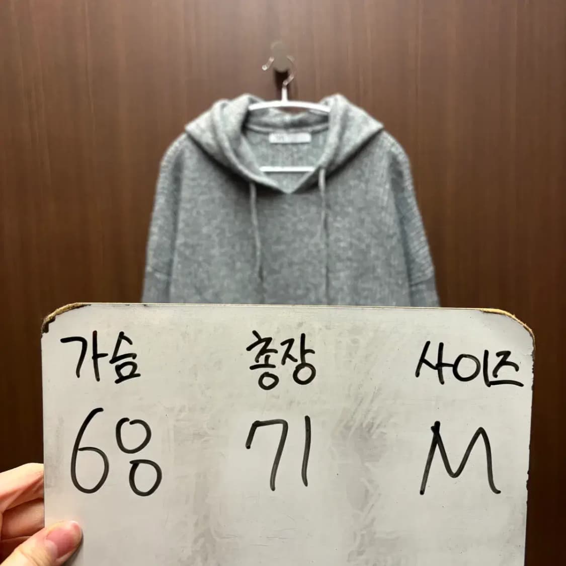 ZARA 자라 니트 후드 M 상품이미지2